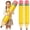 2Pcs, variant on 27 Inch Inflatable Pencils, Large Inflatable Crayons Blow Up Pencil, Graduation Party Decoration, Welcome Back to School Pencil Balloons for Classroom Garden Birthday Party Decorations