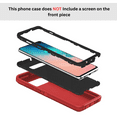 thumbnail image 3 of Designed for Samsung Galaxy S10 Plus Heavy Duty Case, Triple Layer Protection Shockproof Dropproof Dustproof Anti-Scratch Phone Case Cover for Samsung Galaxy S10 Plus,Red, 3 of 6