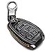 thumbnail image 3 of Vitodeco Genuine Leather Smart Key Fob Case Protector Compatible for Alfa Romeo Giulia, Stelvio, Tonale 2017 - 2025 (5-Button, Black), 3 of 4