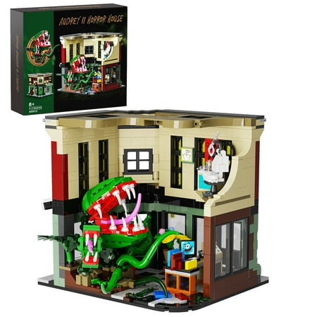 Audrey II Building Block Kit Little Shop of Horrors Model Collectible Cannibal Flower Building Blocks Toys Christmas Halloween Birthday Gift for Adult Kid Fans (850Pcs)