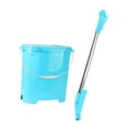 thumbnail image 4 of Distribuidor de fertilizantes con cubo de mochila, capacidad de 25 l, versátil, ligero, ahorrador de mano de obra para uso agrícola, para esparcir cés Azul claro, 4 of 8