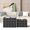 thumbnail image 3 of LAZZO Nesting Coffee Table Set of 2, Modern Wooden Side End Tables for Living Room, Bedroom, Office & Small Spaces, Black, 3 of 8