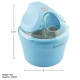 thumbnail image 6 of Classic Cuisine 1QT Ice Cream Maker for Sorbet, Gelato, and Frozen Yogurt, 6 of 6
