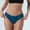 Blue, variant on 6 Pack Women's Stretch Underwear Low Waist Breathable Solid Color Crotch Hipster Brief Panties for Ladies