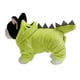 thumbnail image 2 of Disfraz de cuatro patas de vellón verde para mascotas, ropa cálida para perros y gatos, traje de dinosaurio acogedor para el invierno, 2 of 8