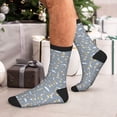 thumbnail image 7 of Bingfone Compression Socks for Women and Men Long Socks for Running Athletic Cycling Nurse- Sleep Rabbit, 7 of 7
