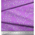 thumbnail image 3 of Soimoi Rayon Fabric Leaves Watercolor Printed Fabric 1 Yard 56 Inch Wide, 3 of 3