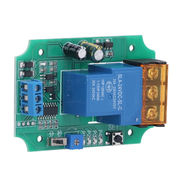 Module de Relais Haute Puissance, Mémoire Permanente Réglable Performance Stable 30A Modules de Carte de Contrôle pour Électricien pour Usine
