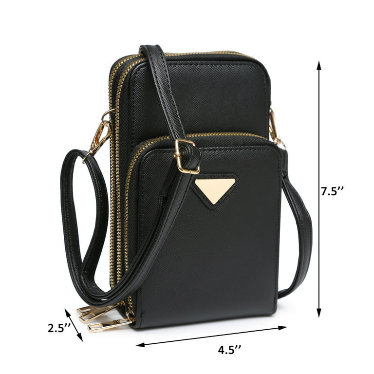 XB Checker Crossbody Cell Phone Bag Purse for Women Shoulder Strap Wallet  RFID Waterproof Smartphone Pouch