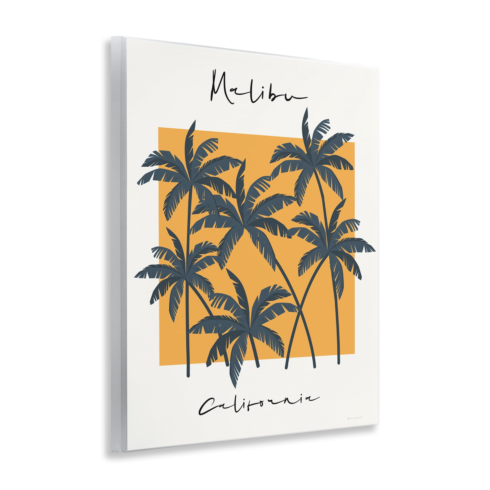 Stupell Industries Malibu Retro Vibe Wall Plaque Art, design by Omar Escalante