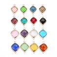 thumbnail image 2 of 5 piezas de abalorios espaciadores de vidrio con doble anilla, accesorios para joyería, collar y pulsera (colores variados, 11 mm), 2 of 5