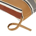 thumbnail image 4 of Greendale Home Fashions 73'' x 23'' Outdoor Chaise Lounge Cushion, Brick Stripe, 4 of 8