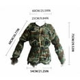 thumbnail image 2 of Ziloco Sports on Clearance 5 In 1 Ghillie Suit, 3D Camouflage Hunting Apparel Including Jacket, Pants, Hood, Carry Bag in Clearance, 2 of 6