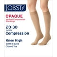 thumbnail image 2 of JOBST Women's Opaque Softfit Knee High 20-30 mmHg Closed Toe - Natural Small, 2 of 13