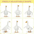 thumbnail image 2 of lanema Outdoor Gooses Decoration White Wing with Flexible Wire Structure Fade Resistant Fabric for 23”- 28" Porch Lawn Gooses, 2 of 8