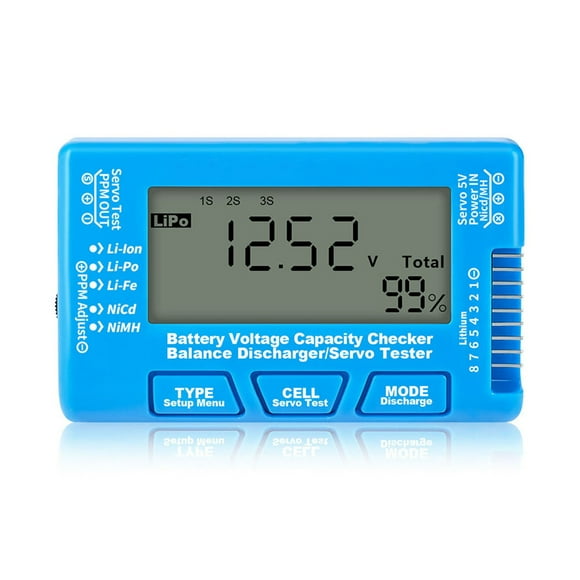 MYG LCD digital battery capacity tester RC CellMeter8 LiPo NiMH battery tester