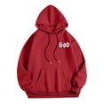 thumbnail image 3 of SIYUDAN Women's Hoodies Sweatshirts Jesus Hoodies Letter Print Christian Sweatshirt Oversized Womens Pullover Cute Fall Clothes Preppy Clothes Girl, 3 of 4