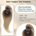 thumbnail image 4 of Hair Toppers For Women 18 Inch 360 3D Topper With Hair Clip For Thinning Hair Natural Looking Hair For Women, 4 of 5