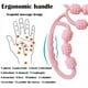 thumbnail image 4 of Aplicable para aliviar la tensión y el dolor de los músculos del brazo, la pierna, el muslo y el cuello, actualización 2021 a 9 rodillos, el rodillo para celulitis reduce eficientemente el exceso de, 4 of 7