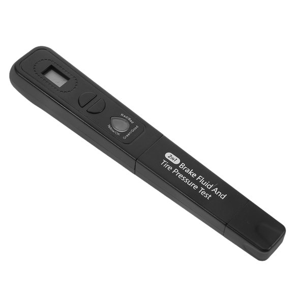 HONITANO Testeur d'Huile de Frein et Moniteur de Pression des Pneus 2-en-1 Haute Précision Testeur de Fluide Automobile Noir