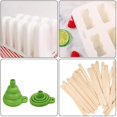 thumbnail image 4 of Sunfuture Summer Ice Pop Maker DIY Reusable Popsicle Molds Maker for Homemade with 100 Wooden Sticks,100 Popsicle Bags,100 Tether and 1 Silicone Funnel, 4 of 7