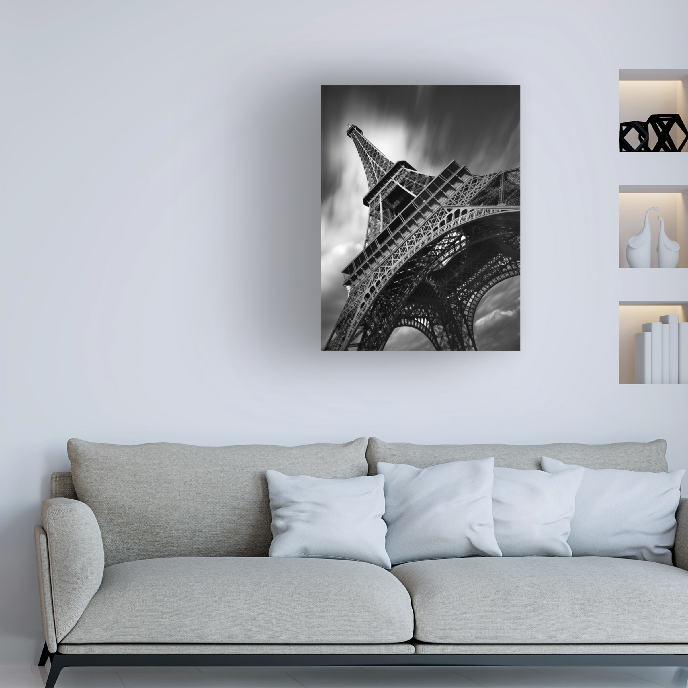 Moises Levy 'Eiffel Tower Study II' Canvas Art