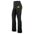 thumbnail image 2 of Women's Fanatics Black Michigan Wolverines Training Camp Maxed Out Flare Leggings, 2 of 3