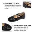 thumbnail image 5 of CHICVOMEY Ballet Flats for Women Multi-Buckle Comfortable Low Heel Round Toe Graceful Mary Jane Shoes Women for Daily Office Formal Party School, 5 of 9