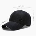 thumbnail image 4 of Fashion Summer Outdoor Men Baseball Hat Sun Shade Casual Accessory (Black), 4 of 8
