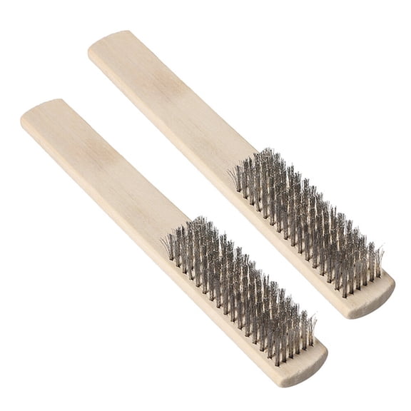 PBPBOX 2Pack Small Tall Scrub Brush Stainless Steel Practical Design Comfortable Grip for Deep Cleaning