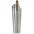 thumbnail image 2 of Zen Series 73 All Media Premium Oval Wash Brush Set, 12 Packs: 5 ct. (60 total), 2 of 3