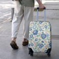 thumbnail image 3 of Pioneer Flower Floral Print Pattern Luggage Cover Fashion Suitcase Cover Baggage Covers Fit 25-28 Inch Luggage (Go Travel), 3 of 5