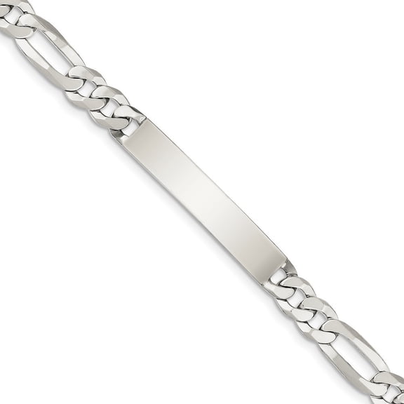 Sterling Silver ID Bracelet - 18.8 Grams - 7.5 Inch - Measures 8mm Wide