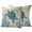 Turquoise Blue Brown, variant on Teal Green Sea Turtle Outdoor Pillow Covers 20x12 Set of 2,Waterproof Patio Throw Pillowcase Protectors,Coastal Summer Beach Seaweed Lumbar Decorative Pillow Shams Cushion Covers for Seat Bed Couch