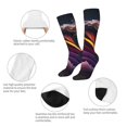 thumbnail image 3 of Balery Colorful Abstract Wave Motion Calcetines novedosos Calcetines deportivos Calcetines hasta la rodilla Calcetines de algodón Calcetines originales y geniales, 3 of 6