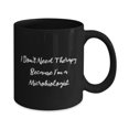 thumbnail image 2 of Cool Microbiologist 11oz Mug, I Don't Need Therapy, Gifts For Men Women, Present From Colleagues, Cup For Microbiologist, Microbiologist cup, Microbiologist coffee mug, Microbiologist tea cup,, 2 of 5