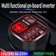 thumbnail image 4 of Cargador convertidor de inversor de energía para camión de automóvil de 12 V / 24 V a 220 V | Adaptador de vehículo multifunción | Diseño compacto y portátil | Protección contra sobrecargas y, 4 of 8