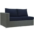 thumbnail image 2 of Modway Sojourn Outdoor Patio Sunbrella® Left Arm Loveseat in Canvas Navy, 2 of 5