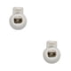 thumbnail image 1 of Qarigey Tope de plástico de 100 piezas, cordón de cordón, topes de bloqueo, sujetador de resorte, palanca de cuerda para bolsa, ropa, blanco Blanco 8 2.2*1.75 2piezas, 1 of 6