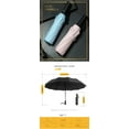 thumbnail image 4 of 12 bone fully automatic sunshade umbrella for men, super large, UV resistant, reinforced, wind resistant, business folding umbrella, rain and shine dual-purpose umbrella, 4 of 6