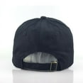 thumbnail image 5 of Gorra de béisbol bordada con tiburón, color sólido, curvada a lo largo, de algodón puro, lavada, informal, para hombres y mujeres, de estilo europeo y americano, 5 of 5