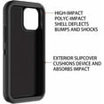 thumbnail image 4 of iPhone 14 Pro Case Shockproof Dust/Drop Proof 3-Layer Full Body Protection Rugged Heavy Duty Durable Cover Case for Apple iPhone 14 Pro 6.1-inch, 4 of 5