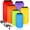 Colorful, variant on Waterproof Dry Bag Set Dark Color Ultralight Stuff Sack for Camping Kayaking Boating Hiking Travel