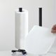 thumbnail image 3 of Naiovety Aluminum Countertop Paper Holder Heavy Base Paper Datachable Stand Toilet Organizadores de utensilios de cocina, 3 of 6