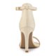 thumbnail image 3 of Sandalias De Tacón De Aguja Correa De Tobillo Gamuza Para Mujer Beige 37, 3 of 7