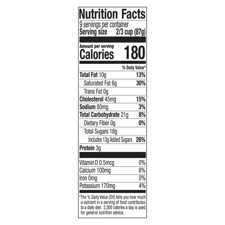 Breyers Homemade Vanilla Ice Cream Gluten-Free Frozen Dessert Kosher Dairy Milk,1.5 Quart