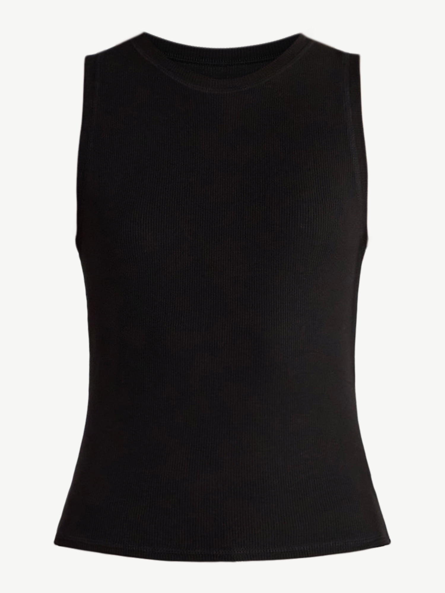Fitted Crewneck Tank Top, Women's - image 4