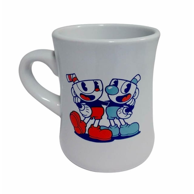 CUPHEAD CERAMIC CO FFEE CUP WHITE Just Funky CupHead
