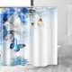 thumbnail image 3 of Juego de cortinas de ducha impermeables para accesorios de baño, Blue Drea, 3 of 3