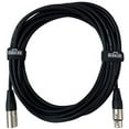 thumbnail image 2 of Gearlux 25-Foot XLR Microphone Cable, Fully Balanced, Male to Female, Black - 6 Pack, 2 of 3